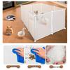 Portable Pet Fence: DIY Indoor/Outdoor, Free-Combining Small Animal Yard Cage.