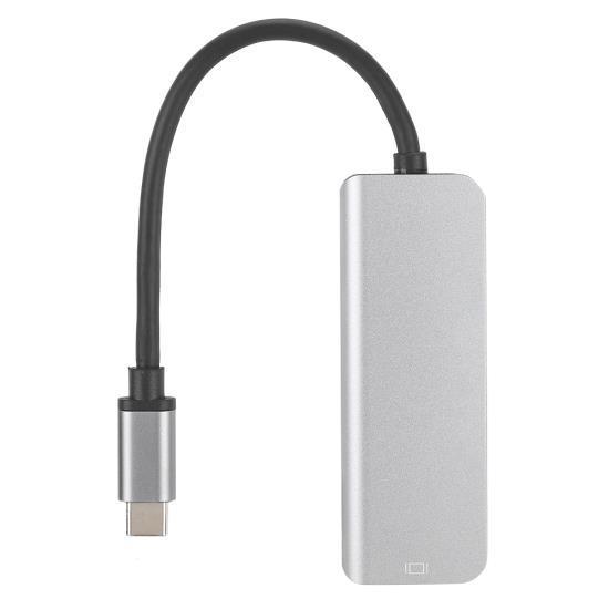 

4 в 1 USB‑C Type‑c для HDTV Многофункциональный многопортовый адаптер для чтения карт памяти Док-станция