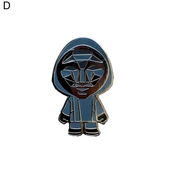 1/4 Pcs TV Series Brooch Cartoon Acrylic Clothes Pin Smooth Touch Hats Scarves Bags Decoration Pin Souvenir Jewelry