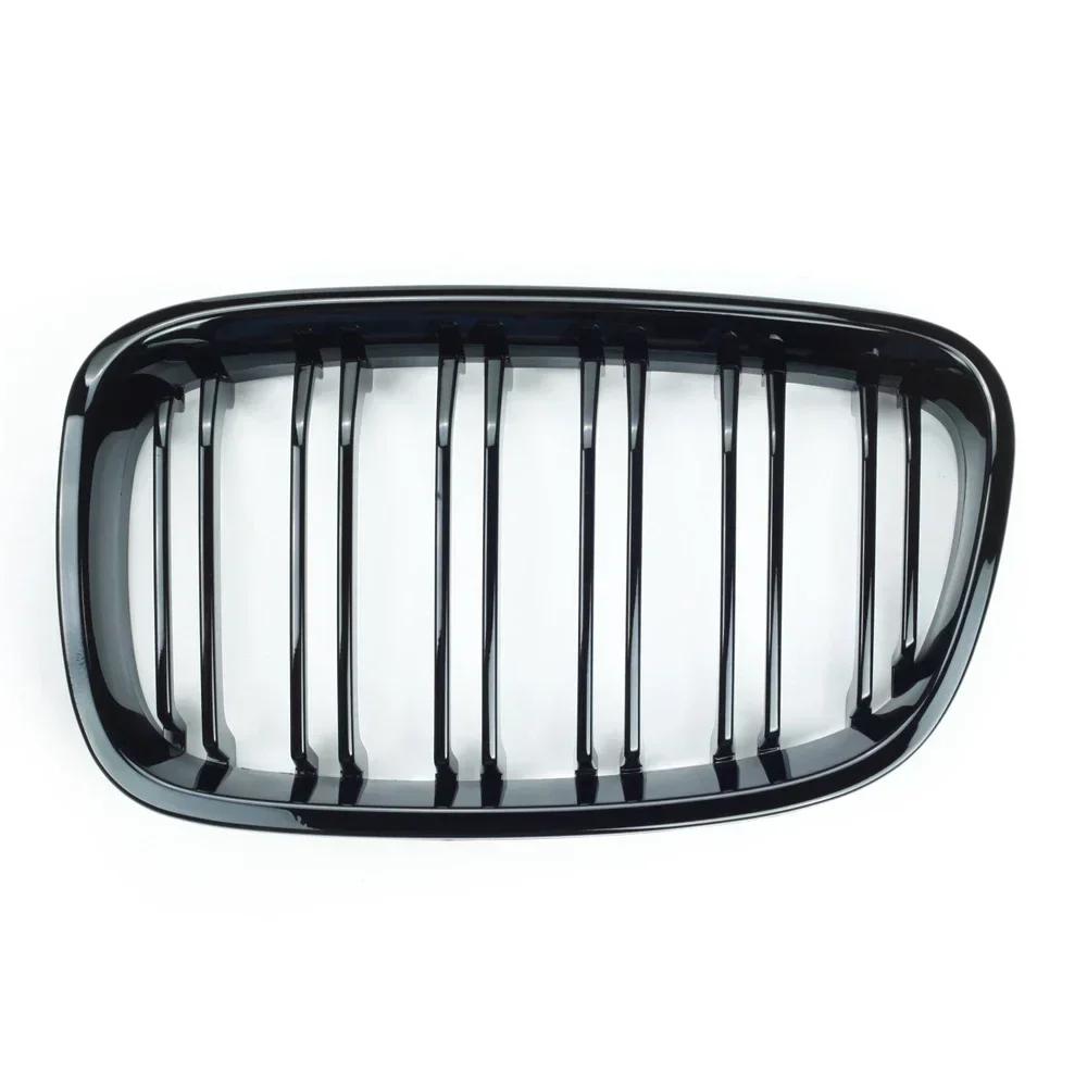 For BMW 1 Series F20 F21 116i 118i Grille Car Front Grill Kidney Grilles Gloss Black Racing Grill 2011-2014 Accessories