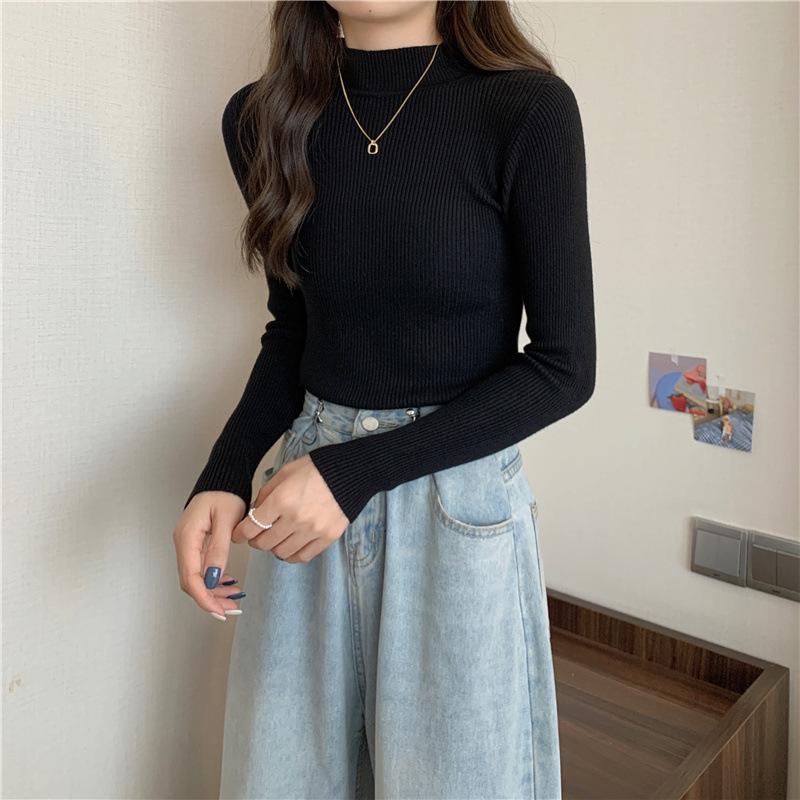 Frauen Herbst Rollkragenpullover Gestrickte Weiche Pullover Grundlegende Kaschmir Pullover Für Frauen Herbst Winter