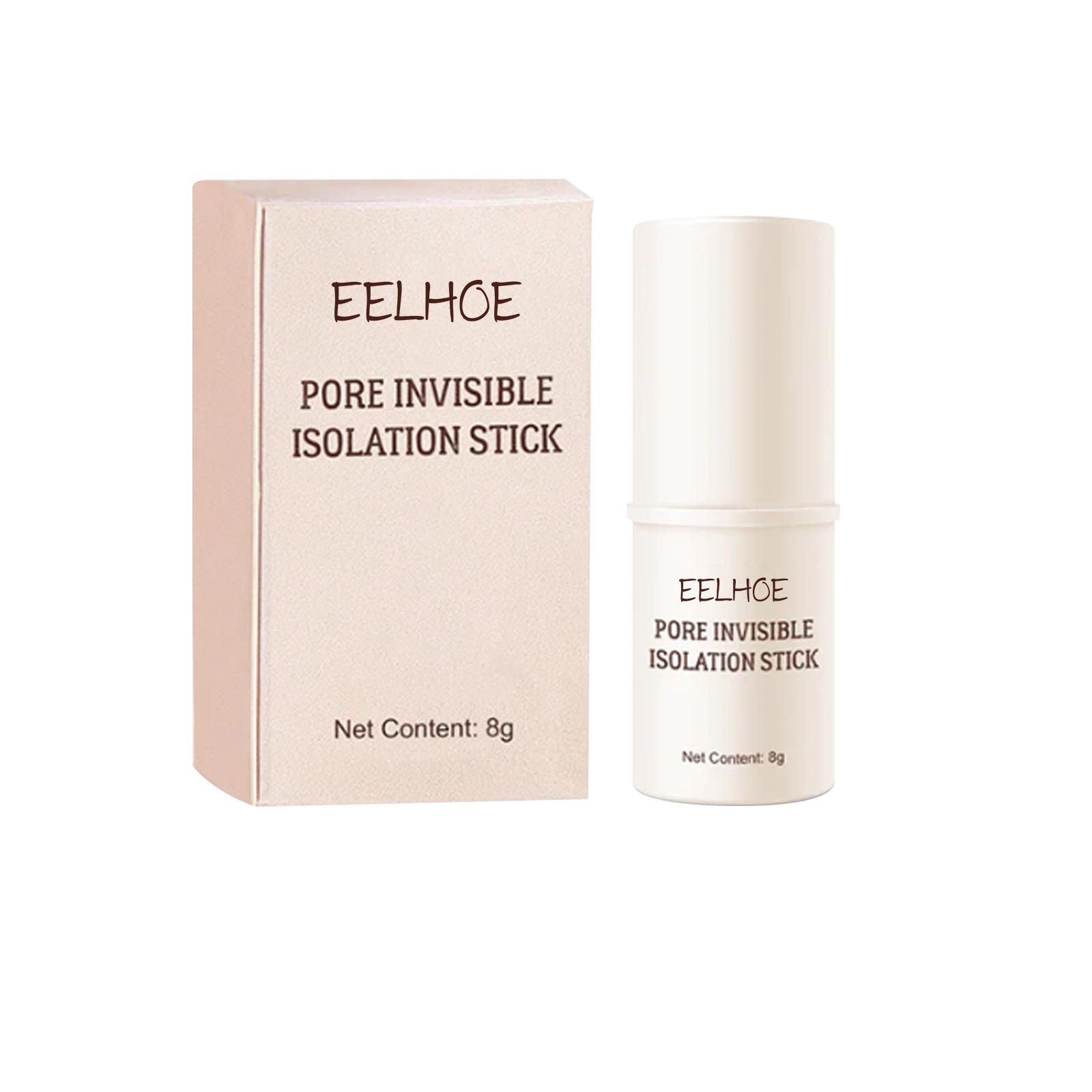 

EELHOE Карандаш для защиты пор, увлажняющий, невидимый, корректор пор, водостойкий, устойчивый к поту, шелковистый, гладкий, не требует снятия макияжа