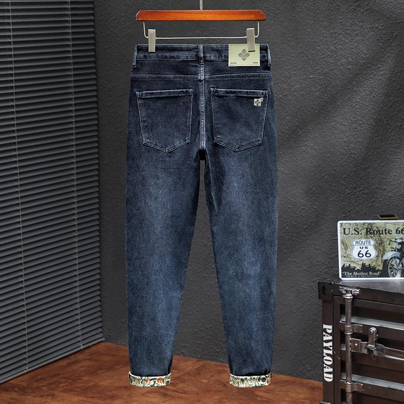 2024 Pánské úzké rovné vyšívané džíny - Lehká luxusní podzimní/zimní kolekce