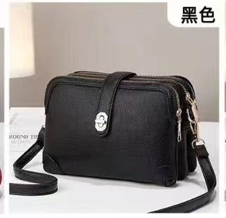 

Fashionable Solid Color Casual Women s Bag New Shoulder Bag Versatile Western-style Crossbody Bag чёрный
