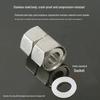 304 Stainless Steel Swivel Union Female Thread Pipe Fitting, Double Female Thread, 6 Points, 4 Points, 1 Inch, for Water Meter/Pump