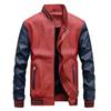 Men's PU Leather Jacket Autumn and Winter New Men's Stand-up Collar Loose Casual Large Size Autumn Men's Coat