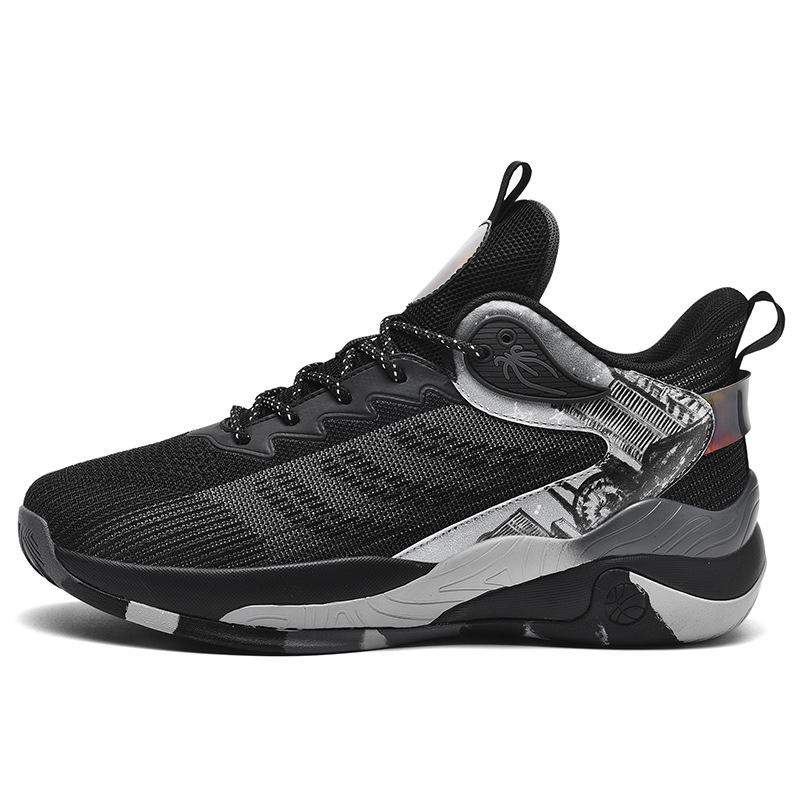 أحذية كرة سلة رجالي 47 مانعة للانزلاق ومقاومة للاهتراء أحذية رياضية طالب علوي عالي امتصاص الصدمات أحذية رياضية احترافية فعلية رجالي