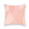 45X45CM Pink Shiny Polka Dot Alphabet Geometric Simple Pillow Cover Bed Sofa Car Office Seat Cushion  Home Decoration