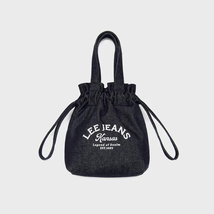 Mini String Tote Bag Indigo Dark