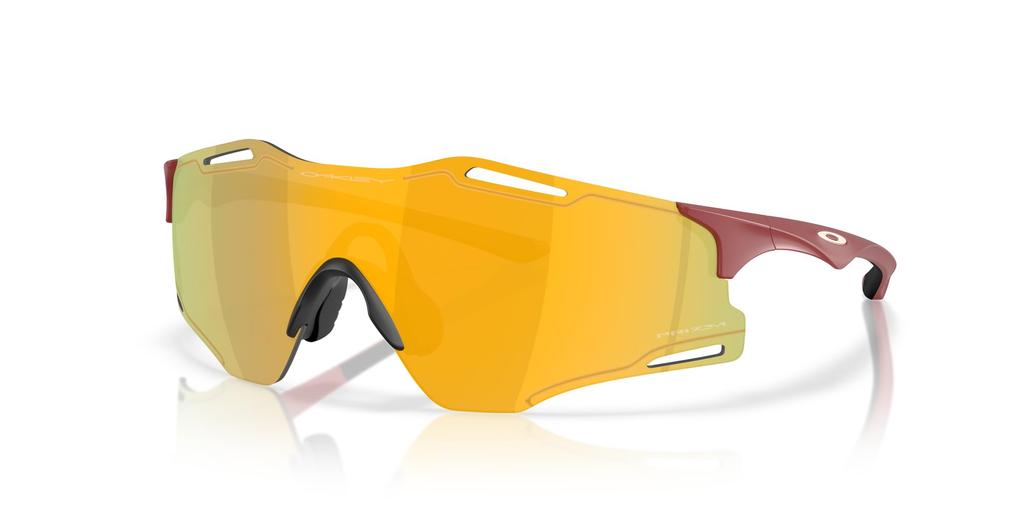 Oakley Sunglasses 0OO9512D CYBR ZERO MATTE IRON RED PRIZM 95120339 24K Polarized [Oakley]
