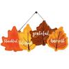 Yousheng Fall Welcome Door Sign for Front Door, Maple Leaves Wooden Door Hanger, Autumn Thanksgiving Wall Hanging Plaque for Farmhouse Porch, Home