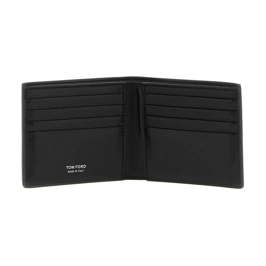 TF Crocodile Pattern Printed Calfskin Wallet Unisex wallet Black Y0410LCL439S1N001