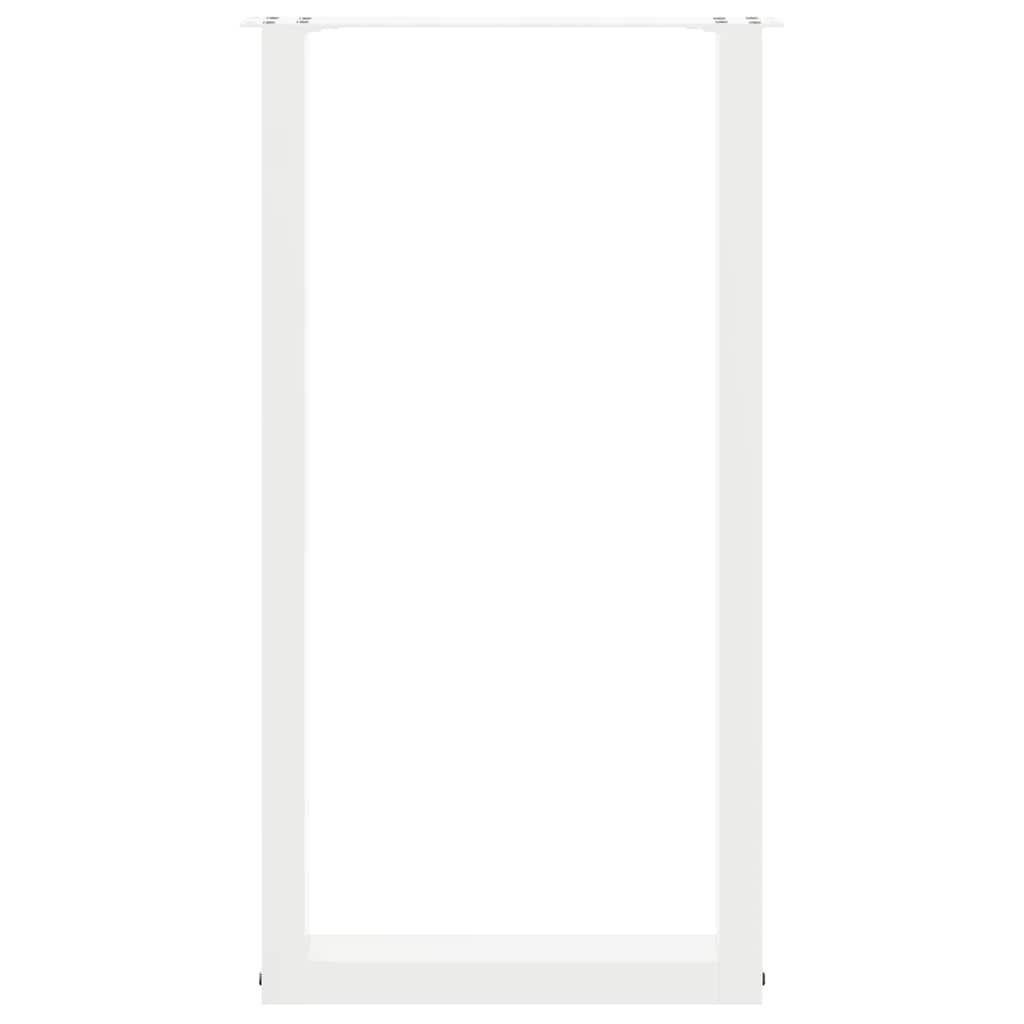 Coffee Table Legs, 2 Pcs, White, 40X(90-91) Cm, Steel