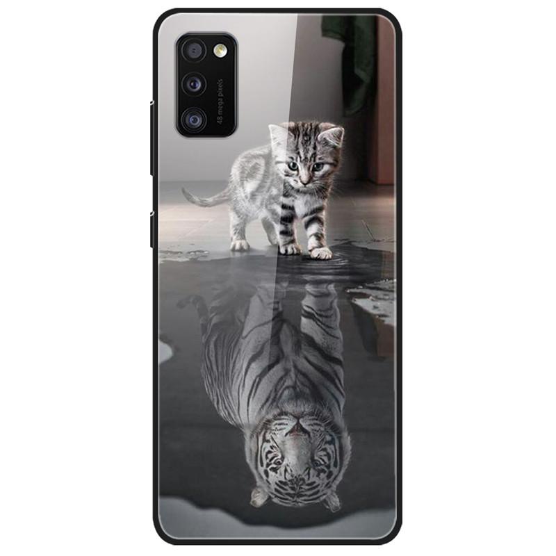 Tempered Glass Hard Case for Samsung Galaxy M31s M21s M31 M21 M51 Phone Cover Protective M 21s Fundas Fashion M 31s