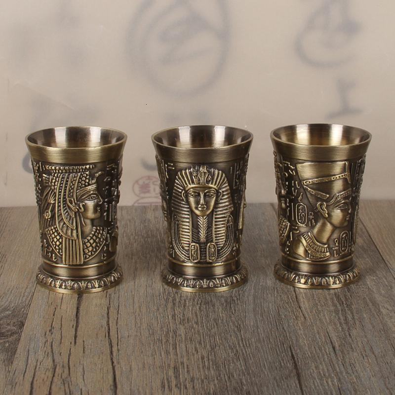 The Revenant Samme Stil Vinglas Oldtidens Egypten Mytologi Relieff Kunst Kobber Snapseglas B52 Cocktail Rusland Sikkim Spiritus Kugle Kop