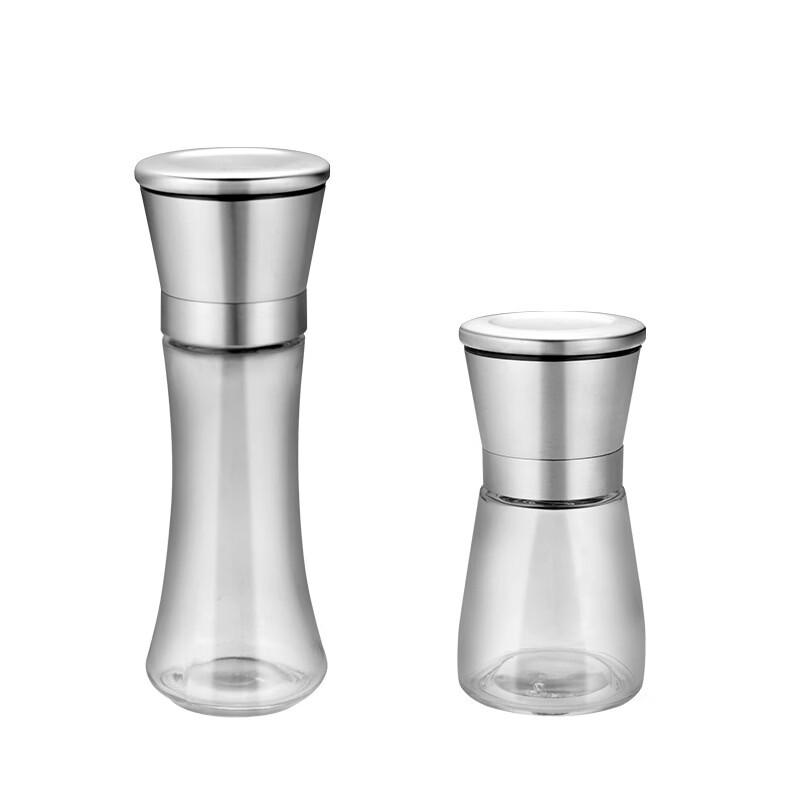 Stainless Steel Manual Pepper Grinder Set