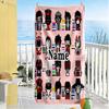 Incredibox Customizable Name Beach Towel Super Soft & Absorbent Perfect for Traveling Yoga Camping and Swimming