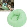 Uppblåsbar bönpåse utan bönor PVC Mjuk flockning Ergonomisk uppblåsbar loungefåtölj för vardagsrum sovrum