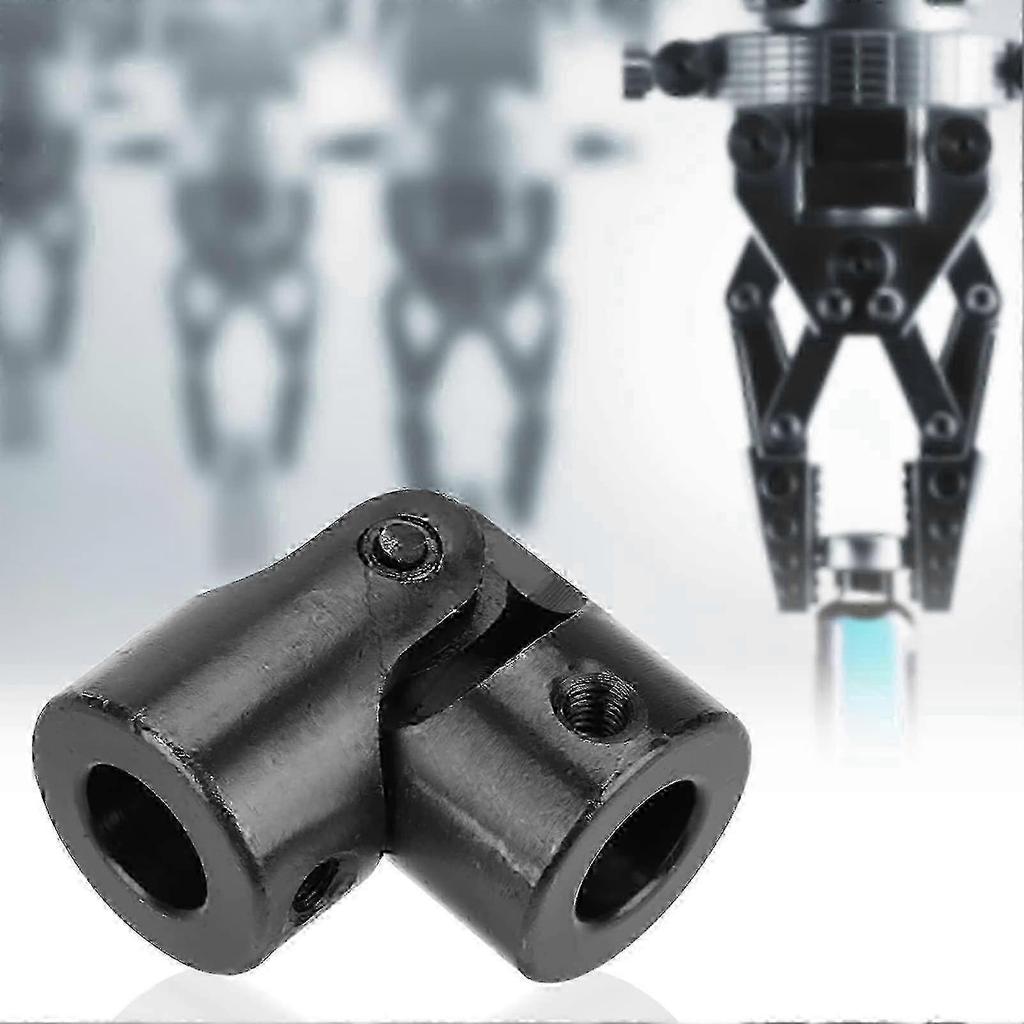 Universal Joint, Shaft Coupling Motor Connector, Metal DIY Steering Universal Joint with Screws for Connecting Model Cars, Model Ships, Robots 12