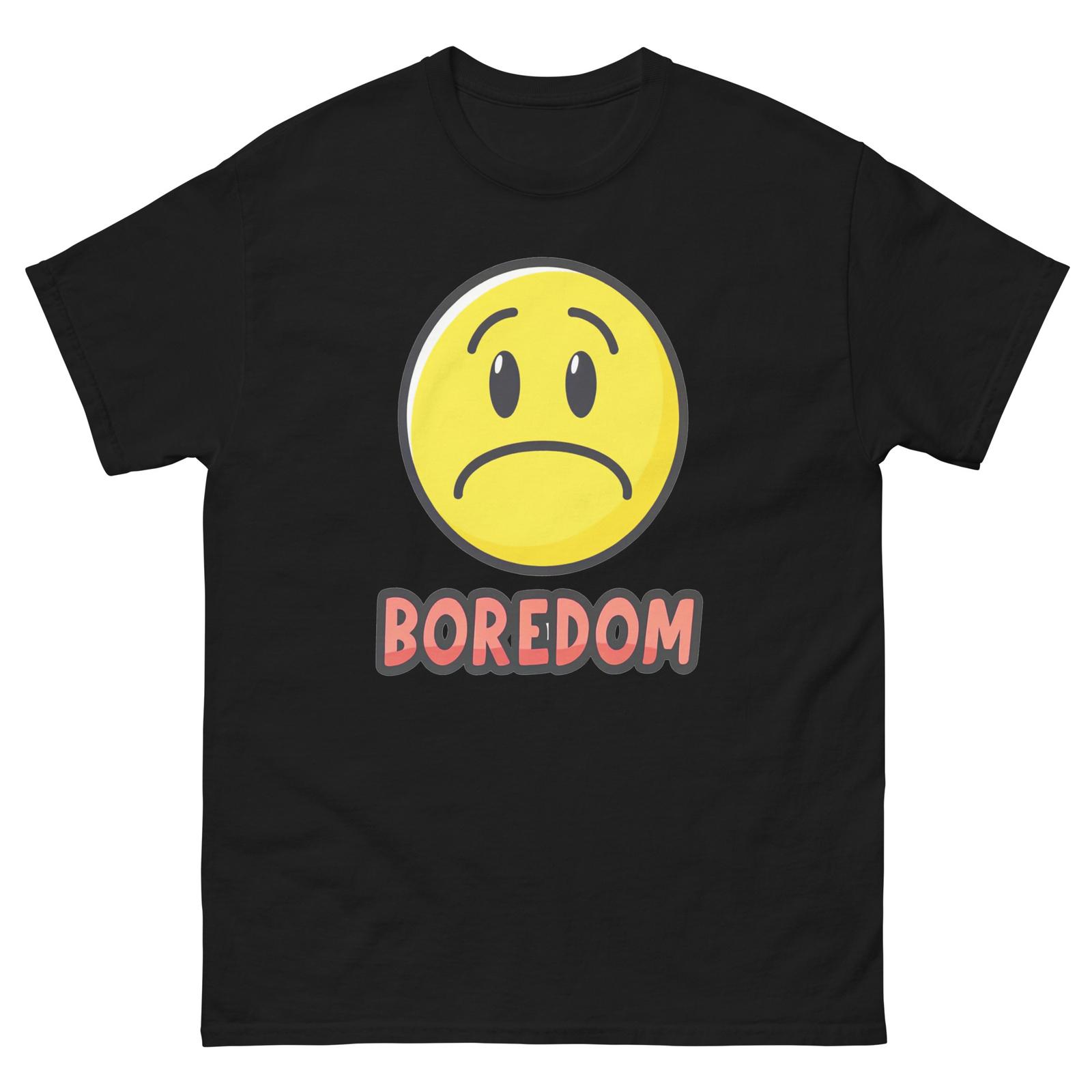 Boredom Emotion Illustration Bright Vibe T-Shirt L