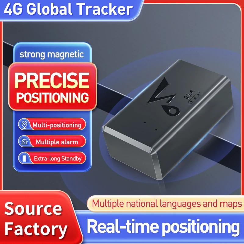 Q8 4G GPS Car Locator Mini Locator Vehicle Tracker GPS Tracker Elderly/Children Car Alarm Tracking Device Multi-Scenario Locator