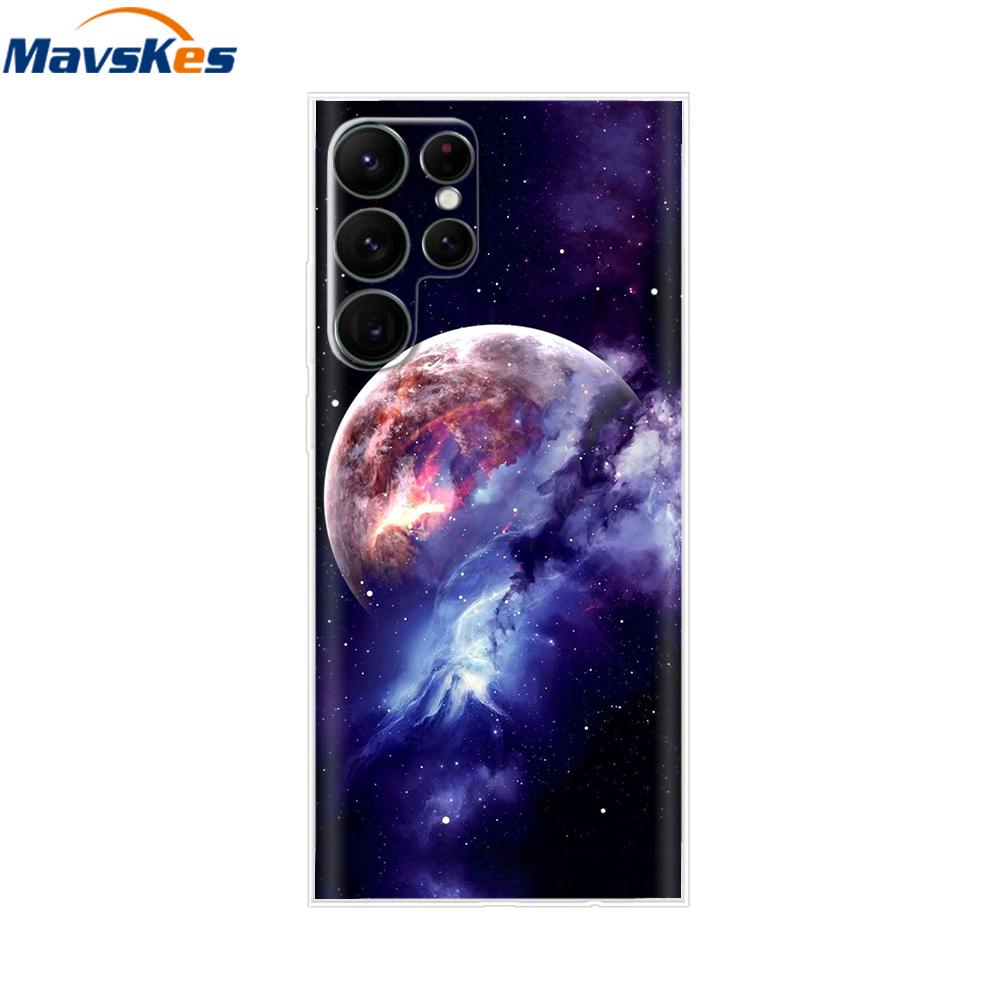 For Samsung Galaxy S22 Case S22 Ultra Transparent TPU Soft Silicon Cover For Samsung S22 Plus GalaxyS22+ Back Cases Phone Bumper