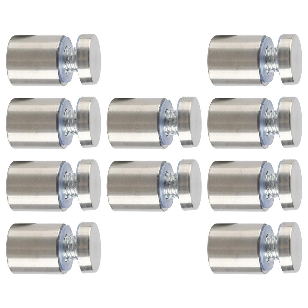 10 BUC Șurub Distanțier Publicitar din Oțel Inoxidabil Fier Rezistent la Rugină Montat pe Perete pentru Galerie