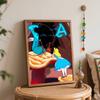 Disney Alice In Wonderland and Caterpillar Oil Painting Kit Digital Painting Art Handmade Diy Home Room Decorations