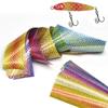 10pcs 4*20.5cm Change Color Sticker Artificial Holographic Adhesive Film For Metal Hard Baits