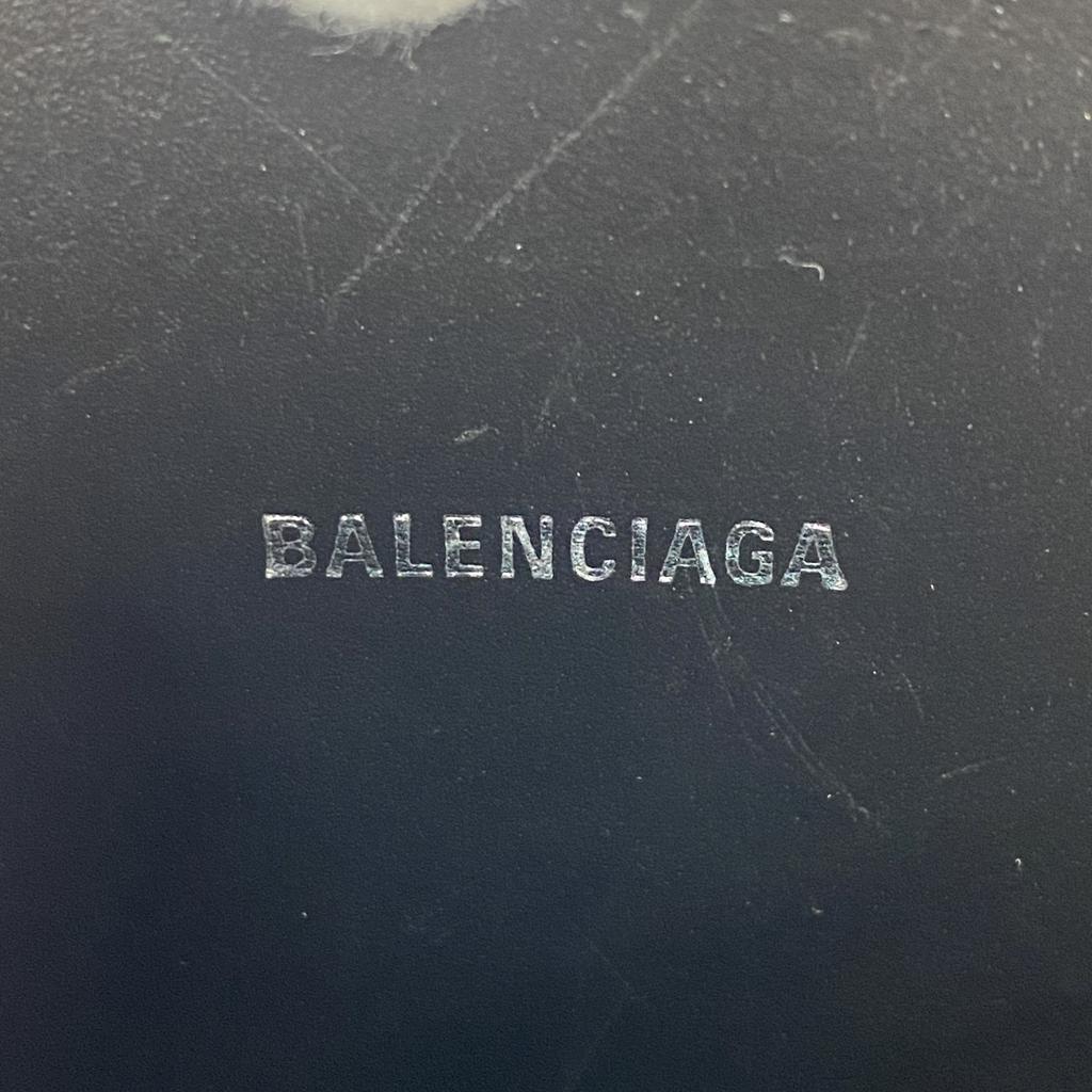 Used BALENCIAGAShoulder Bag Black White/gray Leather Women