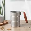 304 Stainless Steel Outdoor Mug Creative Camping Beer Cup Vintage Covered Coffee Mug Easy To Carry