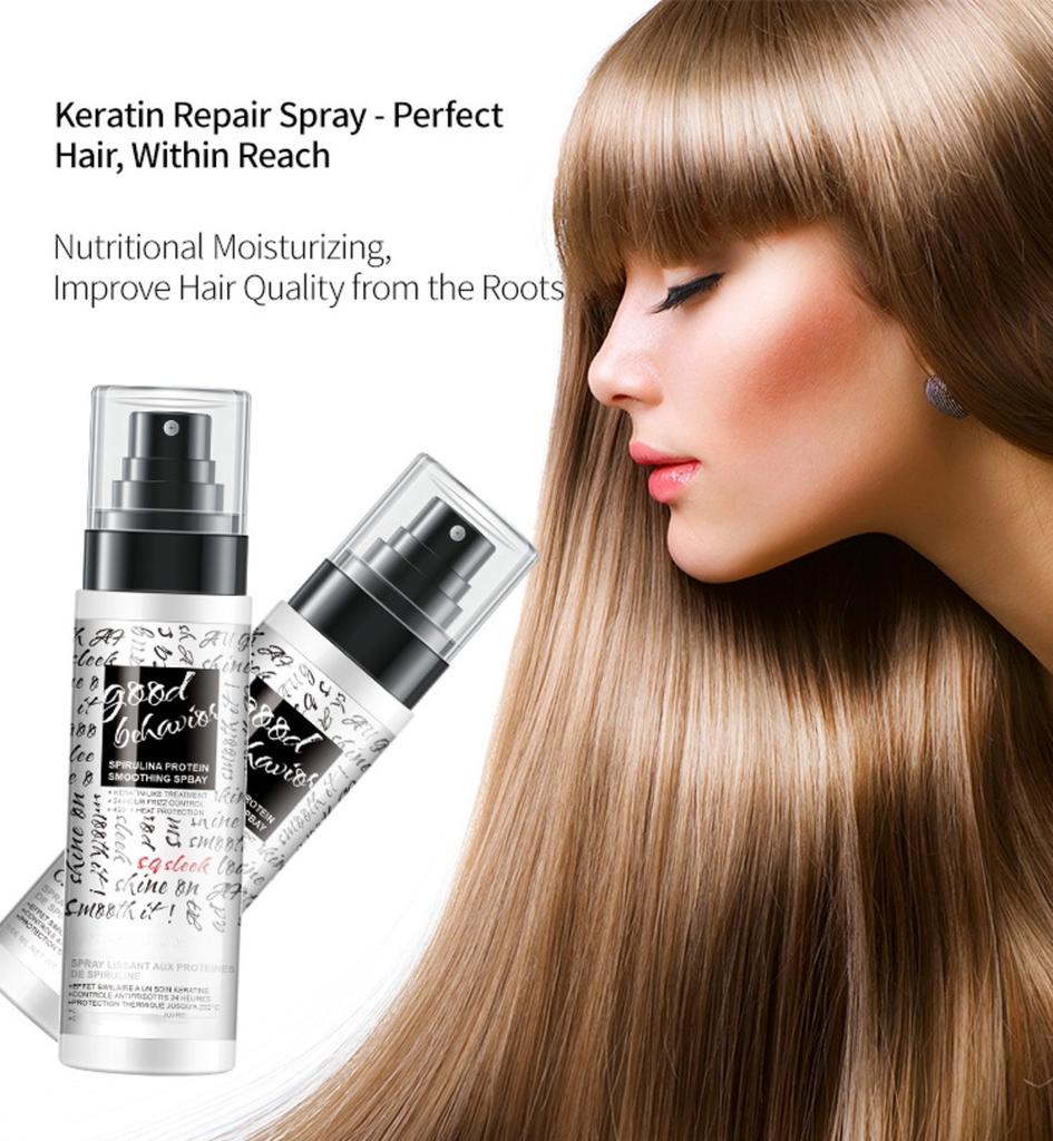 150ml Keratin Spray Wash Free Spray Feuchtigkeitsspendendes Haar Feuchtigkeitsspendendes Haar