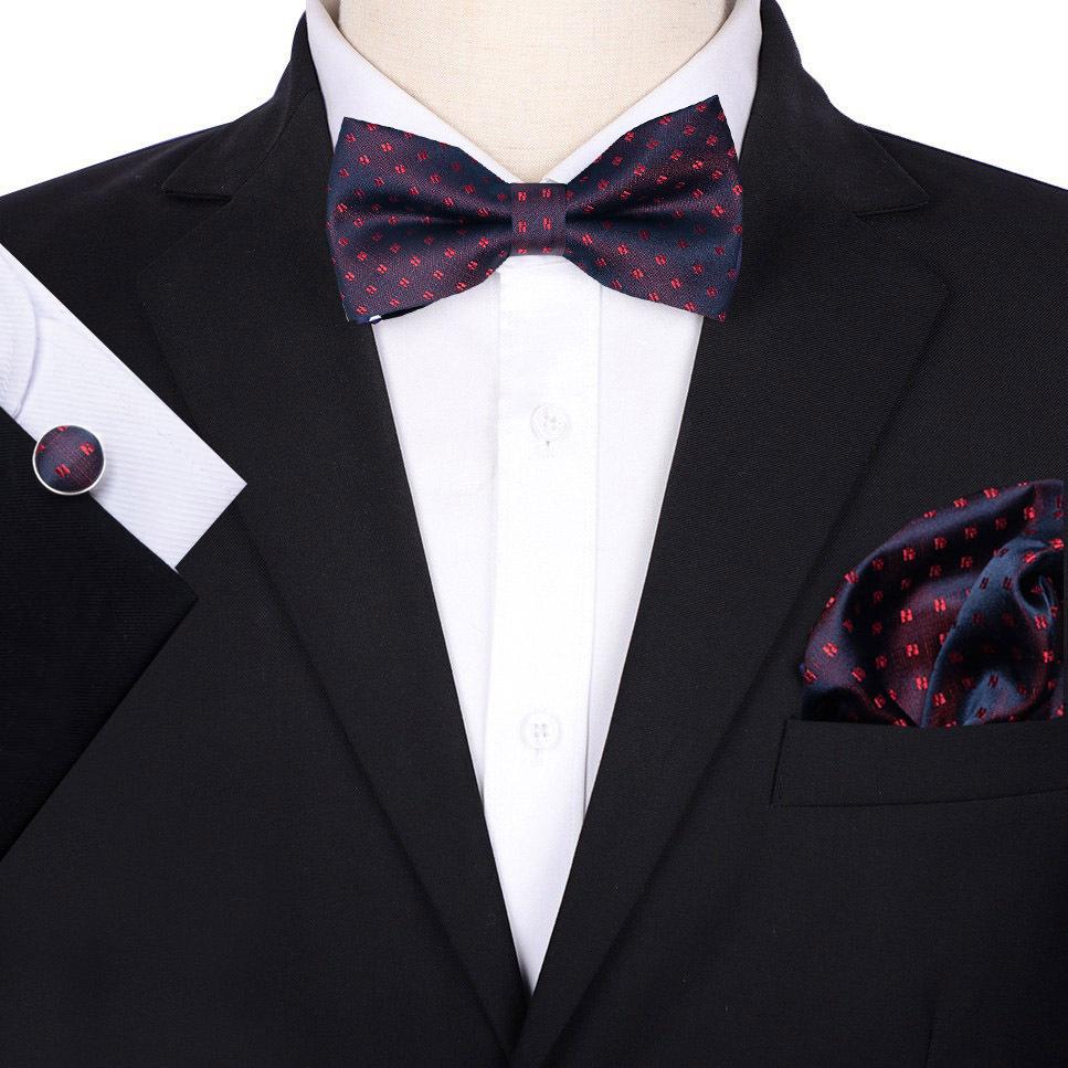 Men'S Groom Wedding Host Solid Color Bow Tie Best Man Suit Korean Version Shirt Bow Tie Wedding Men'S Bow