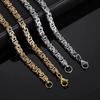 50CM Solid Chain Copper 18K gold Color 5MM Necklaces Classic Gorgeous for Men woman Boy fine Jewelrys Wedding party