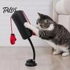Stress Relief Toys for Anxious Cats Cat Punching Bag Toy, Interactive Punch Toy with Dangling Boxing Gloves, Suction Portable Entertainment