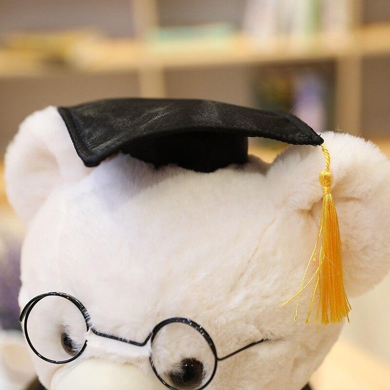 1pc 40cm Cute Stand Doctor Bear Plush Toy Stuffed Kawaii Animal Teddy Bear Doll For Kids Children High Quality Graduation Gift