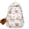 Animal Capybara Backpack Large Capacity Capybara School Bag Portable Capibara Shoulder Bag  Outdoor