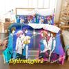 3d Print Anime D-Frag! Bedding Set Duvet Cover Comforter Bed Set Quilt Cover Pillowcase King Queen Twin Size Boys Girls Adult