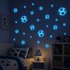 Glow In The Dark Cartoon Football Stickers Creative Glowing Football Stickers  Soccer Fan