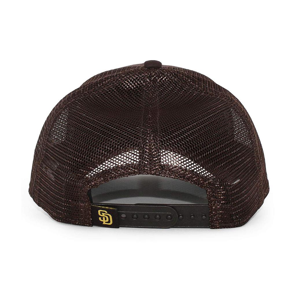 [New Era] Czapka 9FORTY Mesh [CZAPKA SIATECZKOWA MLB TRUCKER] SNAPBACK Snapback Czapka Truckerka (SD Padres (brązowy))