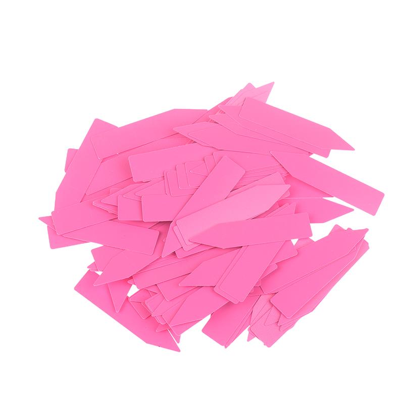 100Pcs Garden Plant Tag Labels Plant Accessories Flower Pots Plastic Plant Tags Nursery Markers Seedling Labels Mark DIY Tools