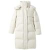 Sancai Duxing Women's Long Hooded Goose Down Puffer Jacket
