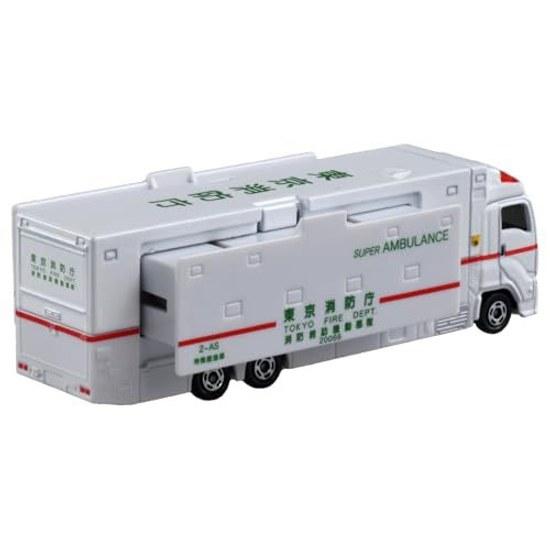 Takara Tomy Tomica Long Type No. 144 Super Ambulance Mini Car Toy ages 3 up