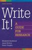 The Write It! : A Guide for Research, 3rd Edition Book