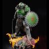 Maßstab 1/24 Höhe 80mm Harzfigur Doom Krieger Dämonenschlächter Modellbausatz Unmontiert und Ungemalt 3D-Druck Spielzeug 1280
