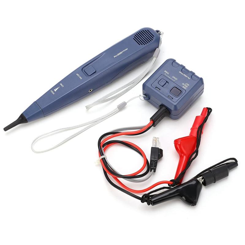 

A25F-Pro3000 Tone Generator And Probe Kit, Smarttone Technology, Handheld Telephone Line Circuit Finder