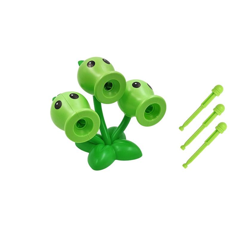 Pflanze vs.. Zombies Spielzeug Fußball Maschinengewehr Erbsenschießer Kornblume Zubehörpaket Tasche
