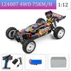 WLtoys144010 4WD Model with A Top Speed of 75 Km/h 1:14 Scale, High-speed Remote-controlled Off-road Drifting Racing Car for Boy