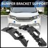 Bumper Support Bracket, Left and Right Side Front Bumper Retainer Bracket Hold Mount No.86551N9000 for Hyundai Tucson 2022-2023 ABS Plastic Black, 1