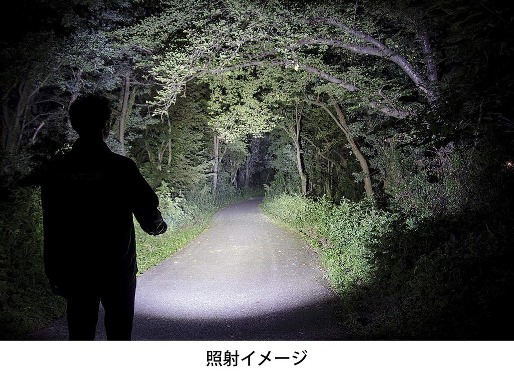 GENTOS Flashlight LED Light Rechargeable Rechargeable Powerful Lumens Ultilex Military Handy Light Flashlight (dedicated Battery) 13,000 UT-618R